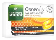 Médiflor Oropolis Coeur Liquide Gelée Royale 16 Pastilles Adoucissantes