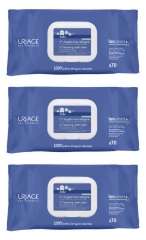 Uriage 1st Cleansing Water Wipes Pack of 3 x 70 Wipes