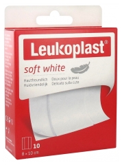 Essity Soft White 10 Opatrunków 8 x 10 cm