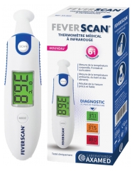FEVERSCAN Thermomètre Médical à Infrarouge 6en1