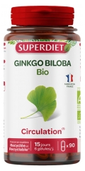 Superdiet Organic Ginkgo Biloba 90 Capsules