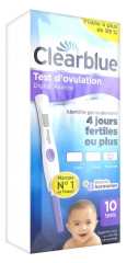 Clearblue Test d'Ovulation Digital 4 Jours 10 Unités