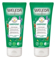 Weleda Harmony Hyvinvointi Suihkugeeli Pakkaus 2 x 200 ml