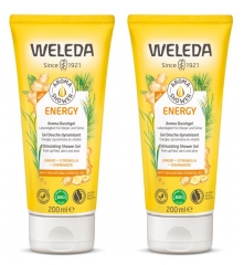 Weleda Żel pod Prysznic Energy Zestaw 2 x 200 ml