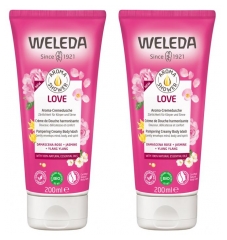 Weleda Love Harmonizing Shower Cream Set mit 2 x 200 ml