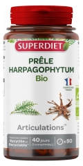 Superdiet Organic Horsetail Harpagophytum 80 Tablets