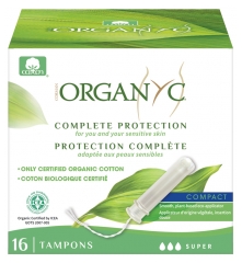 Organyc Full Protection 16 Tampons Super with Applicator