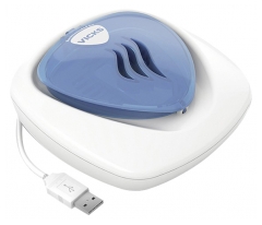 Vicks B&aelig;rbar Vandfri Diffuser + 2 Duftende VapoPads Rosmarin Lavendel