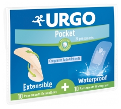Urgo Pocket 20 Pansements Anti-Adhérents