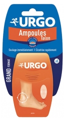 Urgo Urgo Ampoules Traitement Talon 5 Pansements Grand Format