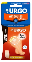 Urgo Ampoules Extrême 10 Pansements Grand Format