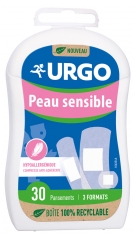 Urgo Peau Sensible 3 Formats 30 Pansements