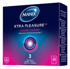 Manix Xtra Pleasure Double Extase 3 Prezerwatywy