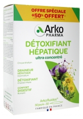 Arkopharma Arkofluides Hepatic Detoxifier 20 Ampułek + 10 Ampułek Gratis