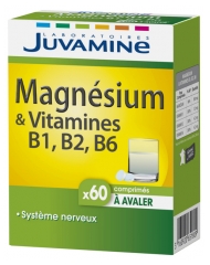 Juvamine Magnesio e Vitamine B6 B2 B1 60 Compresse