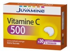 Juvamine Witamina C 500 30 Tabletek do żucia