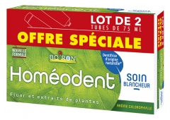 Boiron Homéodent Tratamiento Blanqueador Clorofila Lote de 2 x 75 ml