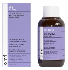 Omri Huile de Massage Jour & Nuit CBD 120 mg 100 ml