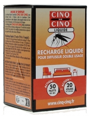 Cinq sur Cinq Ricarica Liquida Anti-moustiques 35 ml
