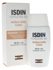 Isdin 100 Active Unify Color Fusion Fluid SPF50+ 50 ml