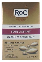 RoC Retinol Correxion Soin Lissant Capsules Sérum Nuit 10 Capsules Biodégradables