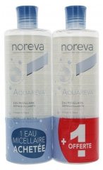 Noreva Aquareva Mizellen Reinigungswasser 2 x 400 ml Packung, davon 400 ml geschenkt