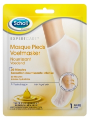 Scholl Expertcare Mascarilla Pies Nutritiva con Aceite de Argán 1 Par