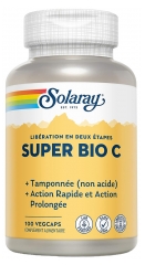 Solaray Super Bio C 100 Capsules Végétales