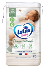 Lotus Baby Suavidad Natural 70 algodones Bebé