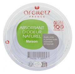 Argiletz Absorbente de Olores Natural Para el Hogar Arcilla Verde Lavanda 115 g