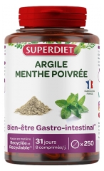 Super Diet Argilla Verde Montmorillonite Menta Piperita 250 Compresse