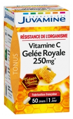 Juvamine Vitaminas C Royal Jelly 250 mg 50 Kapsulės