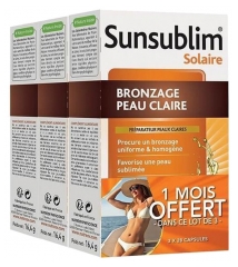 Nutreov Sunsublim Bronzeado Pele Clara Pack de 3 x 28 C&aacute;psulas