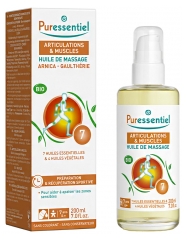 Puressentiel Articulations & Muscles Huile de Massage Arnica Gaulthérie Bio 200 ml