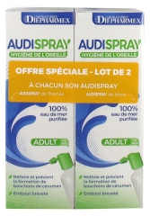 Audispray Igiene Dell'orecchio per Adulti Set di 2 x 50 ml