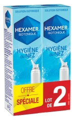 Hexamer Isotonique Hygiène du Nez Spray Jet Doux Lot de 2 x 100 ml