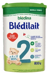 BLEDINA Blédilait Blédigest 2ème âge de 6 à 12 mois 820g