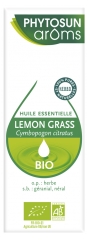 Phytosun Arôms Olejek Eteryczny z Trawy Cytrynowej (Cymbopogon Citratus) Organiczny 10 ml