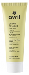 Avril Crème de Jour Peaux Normales à Mixtes Bio 50 ml