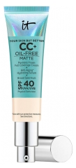 IT Cosmetics Your Skin But Better CC+ Cream Oil Free Matte CC Crème Correctrice Haute Couvrance Anti-Pores Apparents SPF40 32 ml