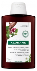 Klorane Kraft - Strapaziertes Haar und Haarausfall Shampoo mit Chinin und Edelweiss Bio 100 ml