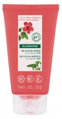 Klorane Gel Douche Nutritif au Cupuaçu Bio Fleur d'Hibiscus 75 ml