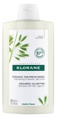 Klorane Extra-Suave Todo Tipo de Cabellos Champú de Avena 400 ml