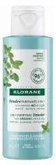 Klorane 3in1 Reinigungspulver mit Bio-Minze und Tonerde 50 g