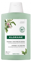 Klorane Douceur - Tous Types de Cheveux Shampoing Gainant à l'Amande 200 ml