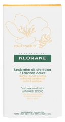 Klorane 6 Double Cold Wax Small Strips With Sweet Almond