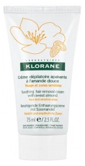 Klorane Crème Dépilatoire Apaisante à l'Amande Douce 75 ml