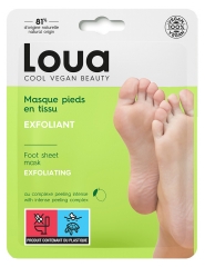 Loua Kuoriva Kangasjalkanaamio 1 Pari 40 ml