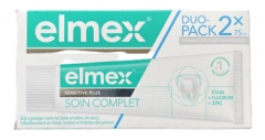 Elmex Soin Complet Dentifrice Sensitive Plus Lot de 2 x 75 ml