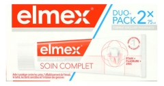 Elmex Soin Complet Dentifrice Anti-Caries Plus 2 x 75 ml